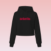 Mikina Crop - Seňorita - Black