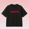 Oversize tričko - Senorita - Black