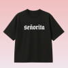 Oversize tričko - Senorita - Black