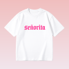 Oversize tričko - Senorita - White