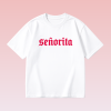 Oversize tričko - Senorita - White