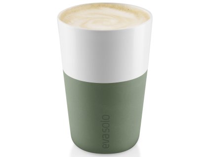 Hrnky na latte 360 ml set 2 kusů kaktusově zelený Eva Solo