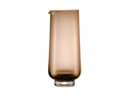 Karafa skleněná hnědá 1100ml flow Blomus