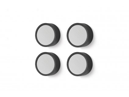 Set 4 kusů magnetů monor nerezových menších ZACK