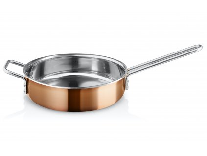 271011 Copper Saute pan 24cm top HIGH