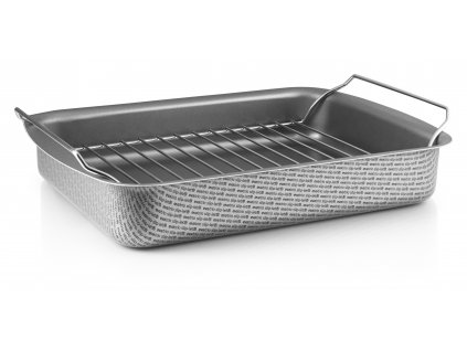 202030 Roasting pan with rack 35x25 rack HIGH