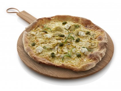 Dřevěné prkénko krajecí a servírovací kulaté Nordic kitchen