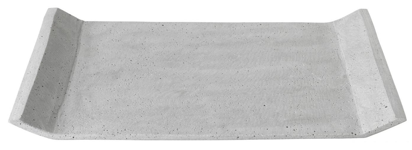 Levně Dekorační odkládací tác, betonový, velký, světle šedý BLOMUS