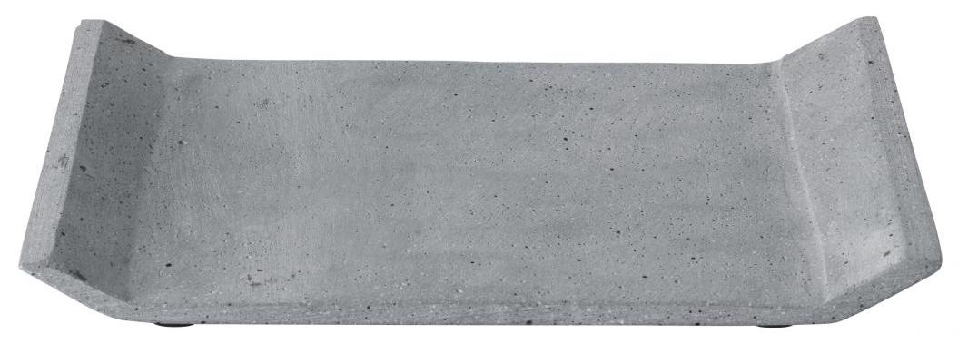 Levně Dekorační odkládací tác, betonový, střední, tmavě šedý BLOMUS
