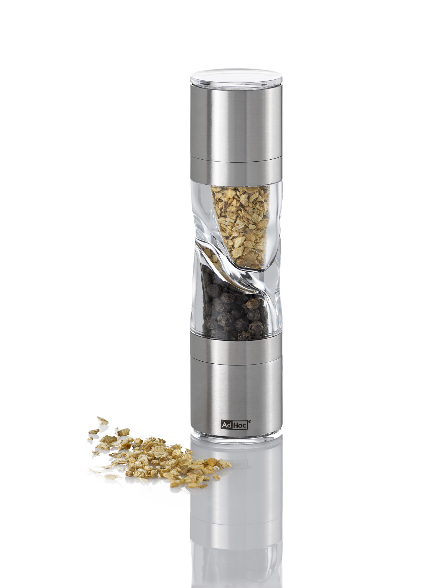 Adhoc Mlýnek DUOSPICE sůl/pepř + chilli malý. Dárky k objednávkám, více než 2 000 výdejních míst a 30 dní na vrácení zboží. To vše vám zpříjemní nákup v designovém eshopu Domio.