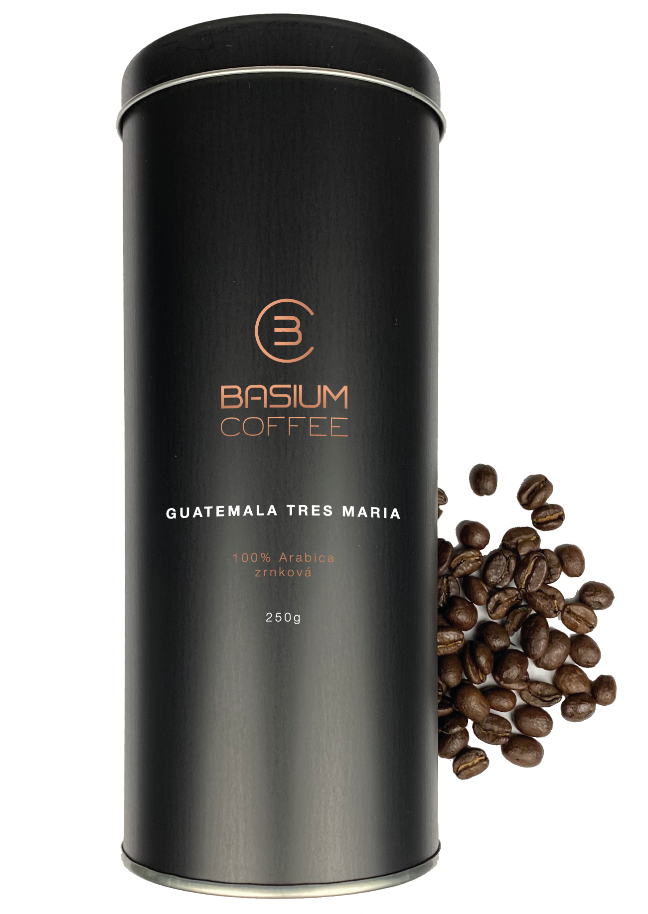 Levně Basium coffee guatemala tres maria dárková dóza zrnková 250g čerstvě pražená