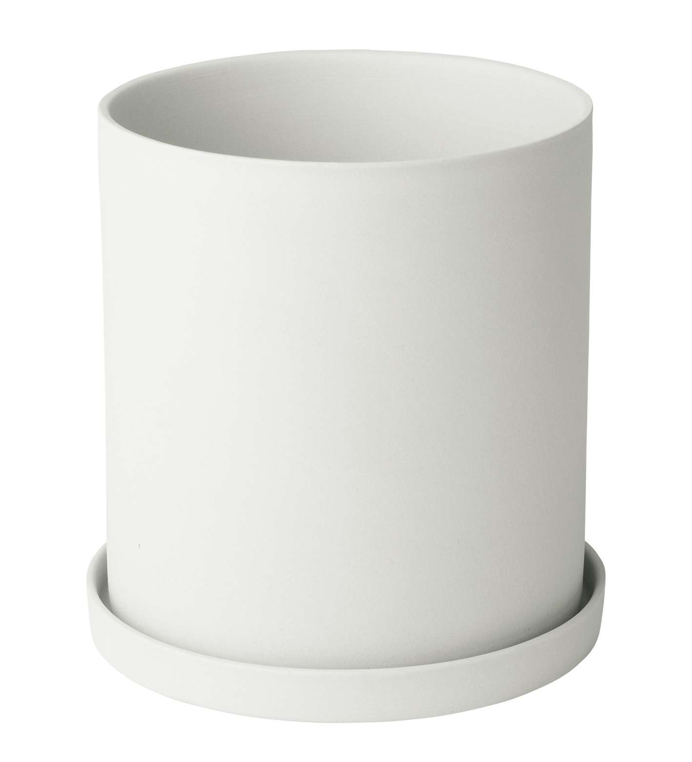 BLOMUS Květináč porcelánový bílý průměr 12,5cm nona