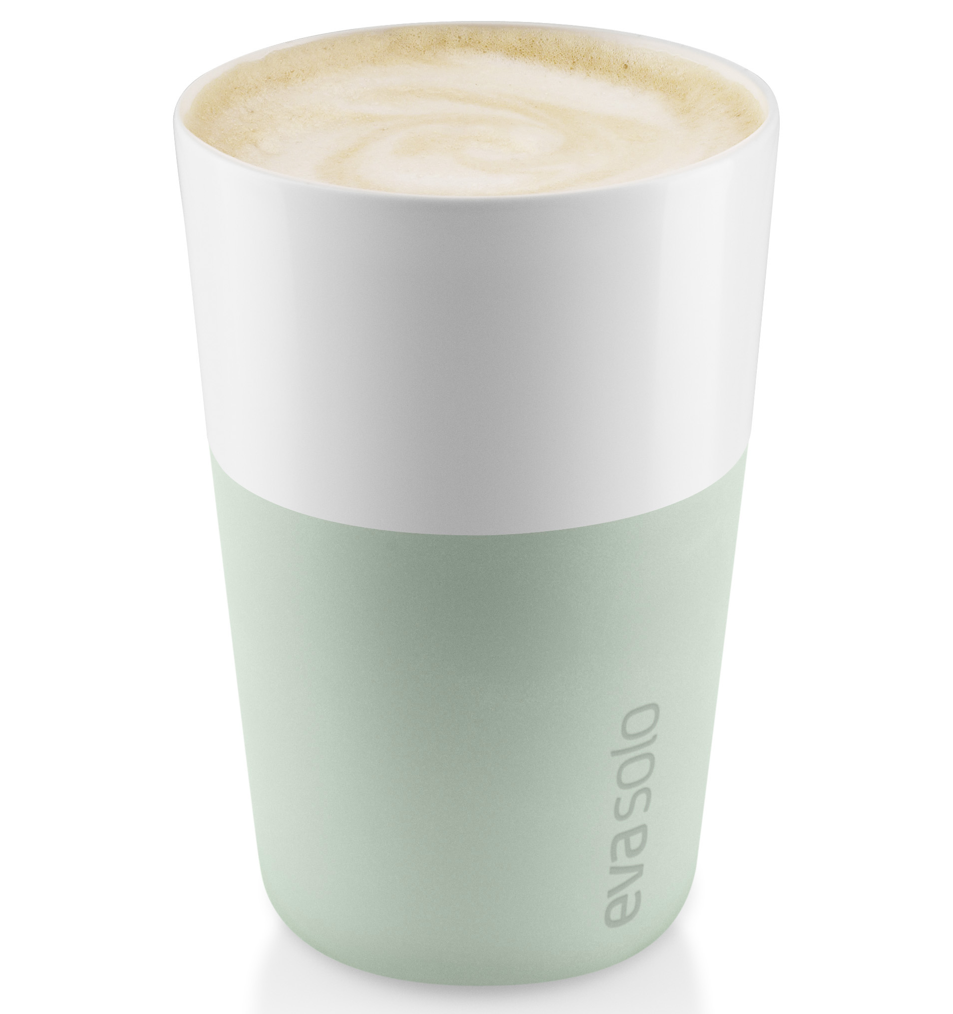 Levně EVA SOLO Termošálky na latte 360 ml 2 kusy šalvějově zelená