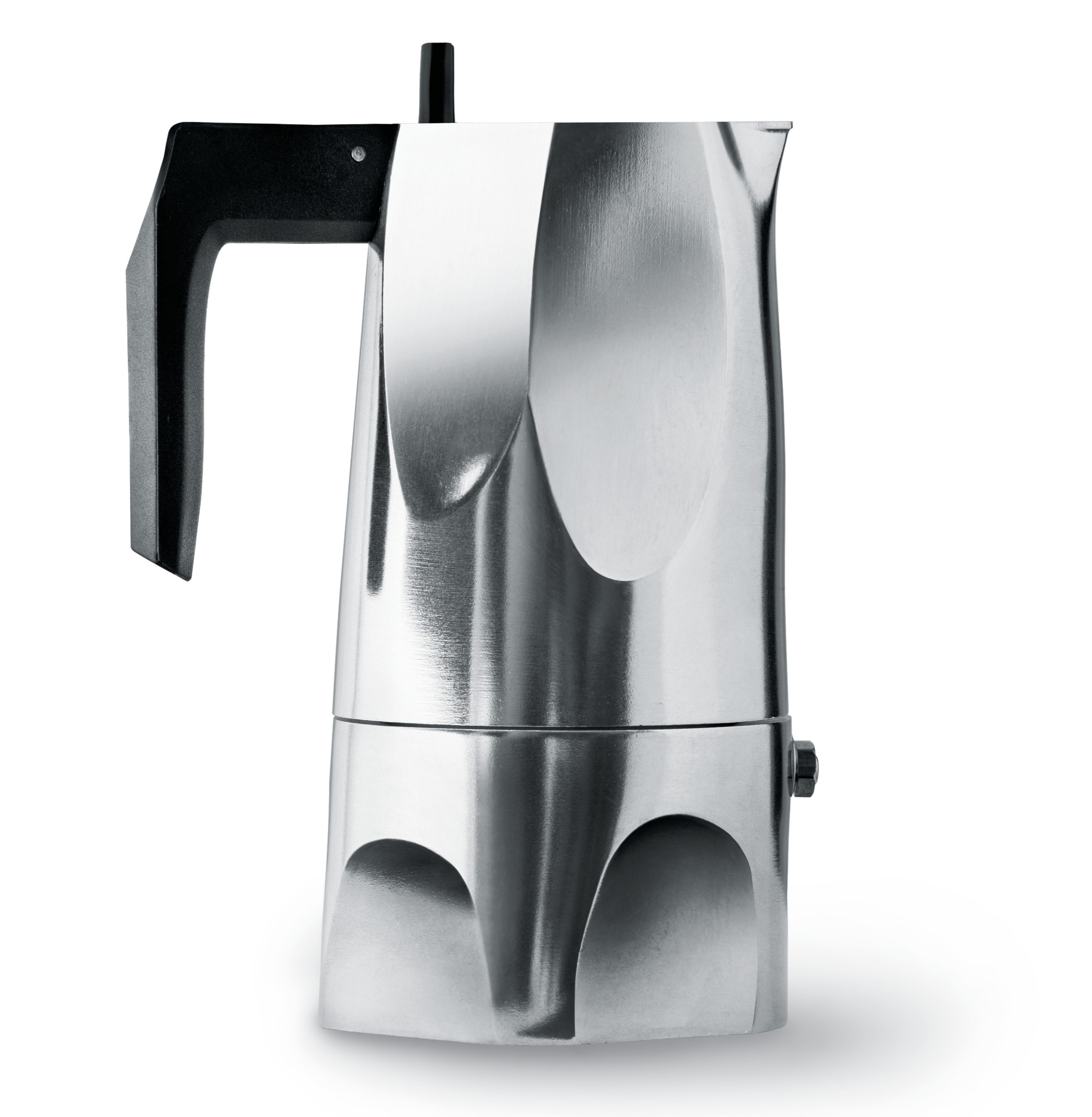 ALESSI Espresso kávovar Ossidiana na 3 šálky 150 ml stříbrná