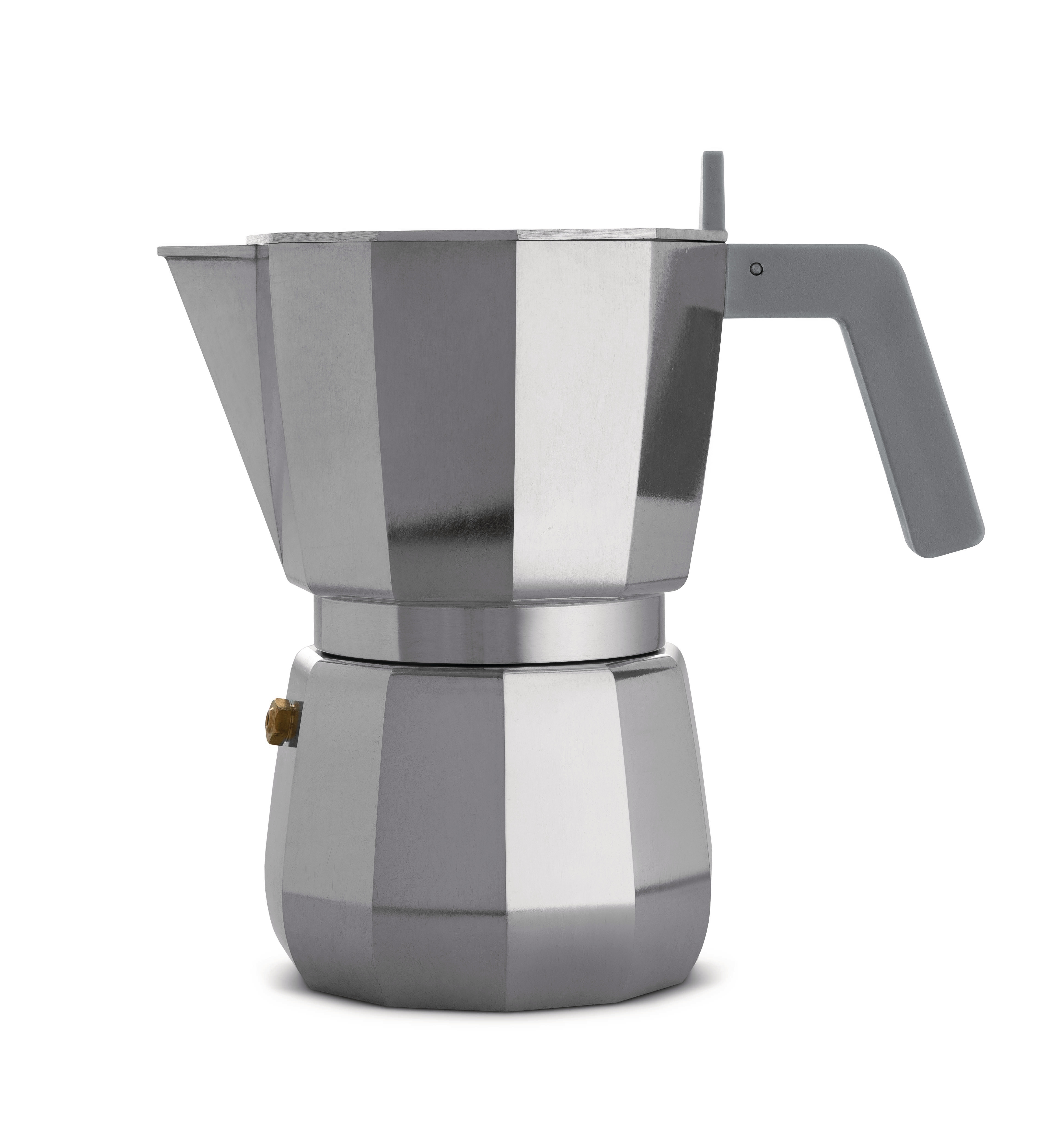 ALESSI Espresso kávovar v hliníkovém odlitku šedý 6 šálků 300ml