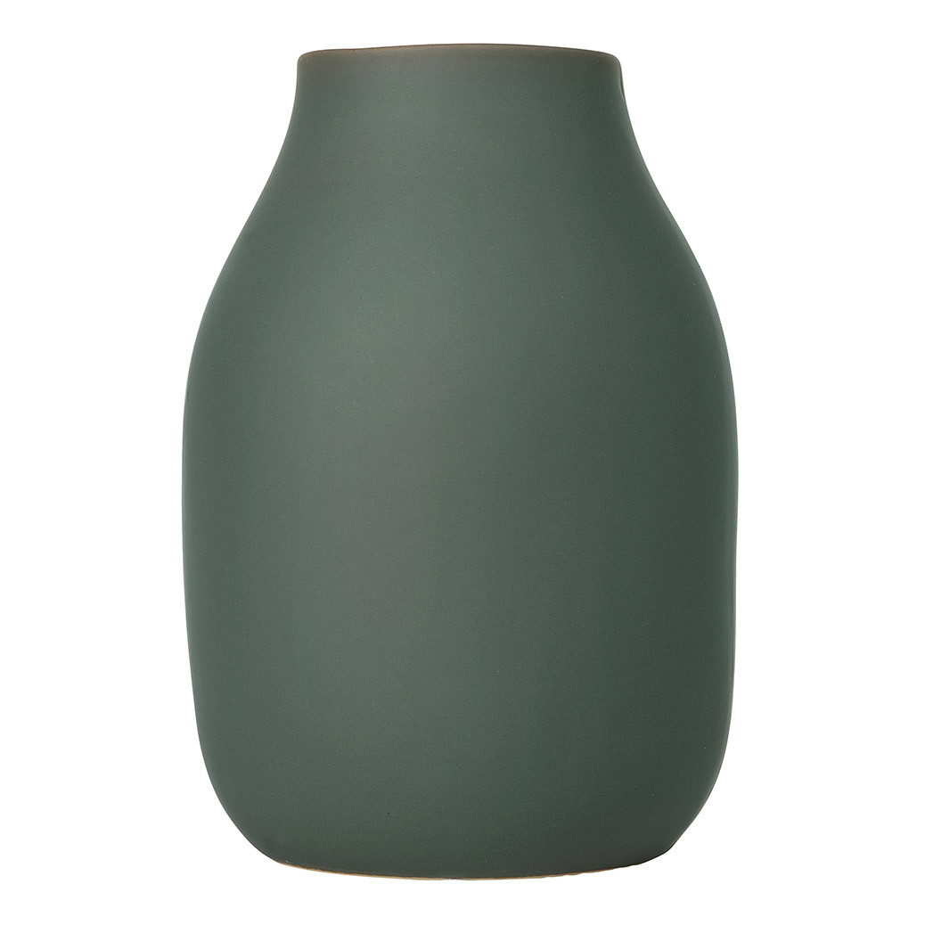 Váza COLORA khaki Ø 14 cm BLOMUS