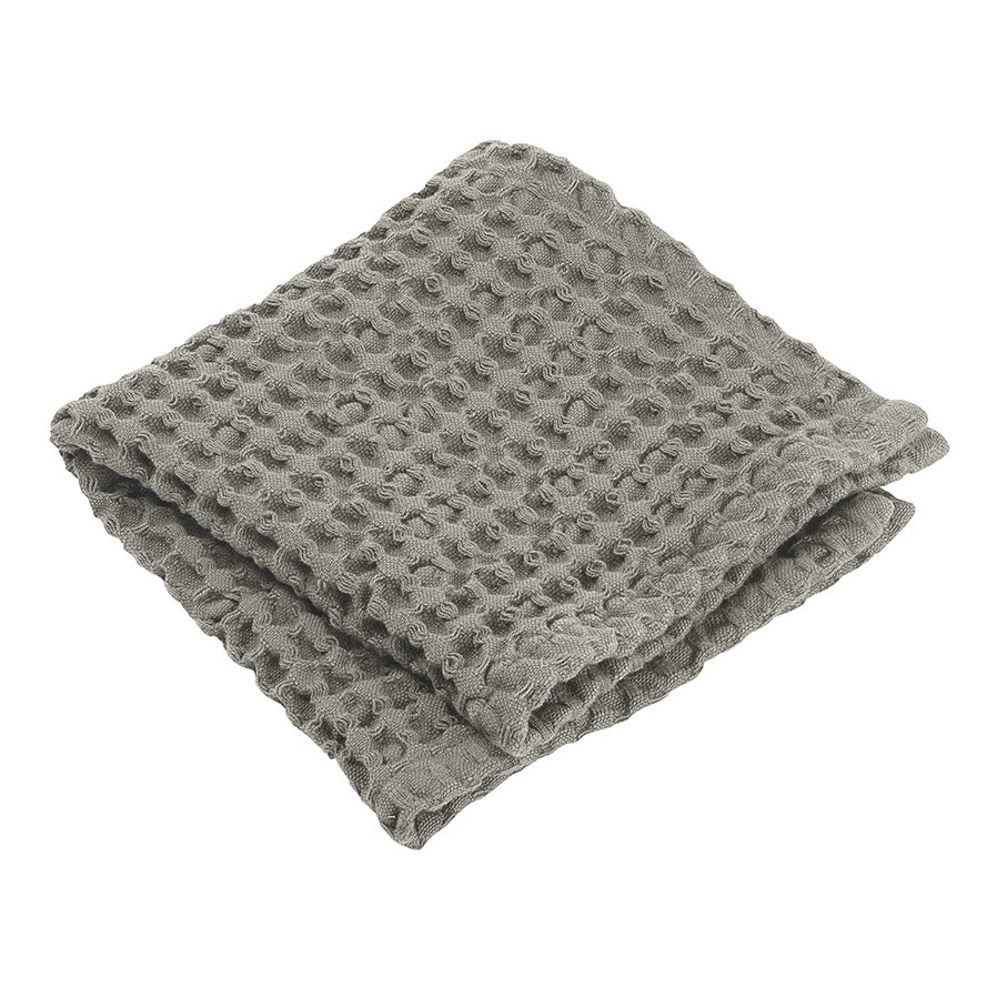 Levně Ručník na ruce s vaflovým vzorem CARO taupe 30 x 30 cm BLOMUS