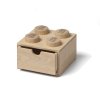 dřevěný stolní box 4 se zásuvkou dub - ošetřený mýdlem lego