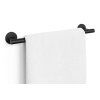 Věšák na ručníky nerezový černý 51 cm Scala