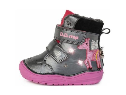 5879 1 d d step zimni boty w071 661a black svitici jednorozec