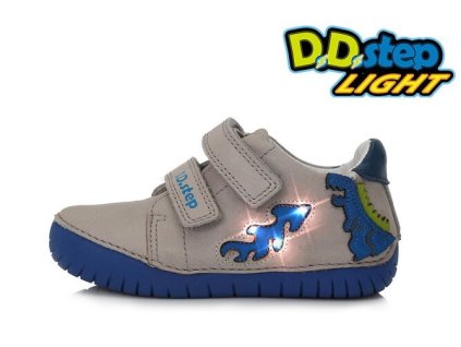 chlapcenske blikajuce kozene topanky d.d. step sede drak 050 41140b 1