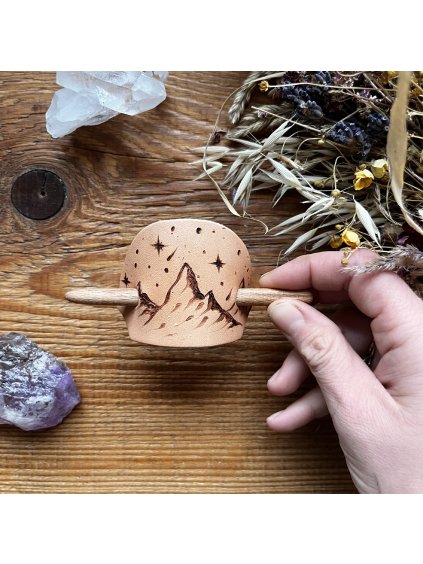 Kožená spona Magická noc