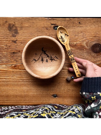 Dřevěná sada Horské údolí