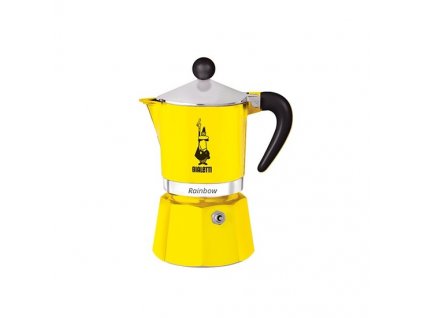 Bialetti Moka Rainbow 3 šálky - žltá