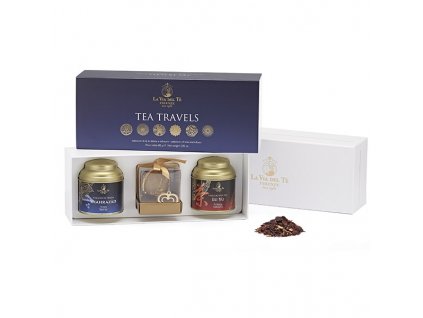 La Via Del Té, darčeková krabička čajov Tea Travels 2x 40g