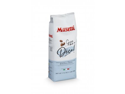 MUSETTI BUSTA CAFFÈ IN GRANI DECA