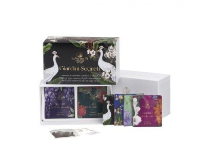 La Via Del Té Giardini Gift Box darčeková krabička čajov 12 ks