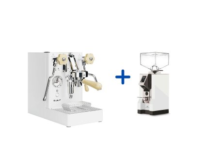 Lelit Mara X PL62X V2 WHT	Eureka Mignon Specialita 16CR White  + Lelit filter