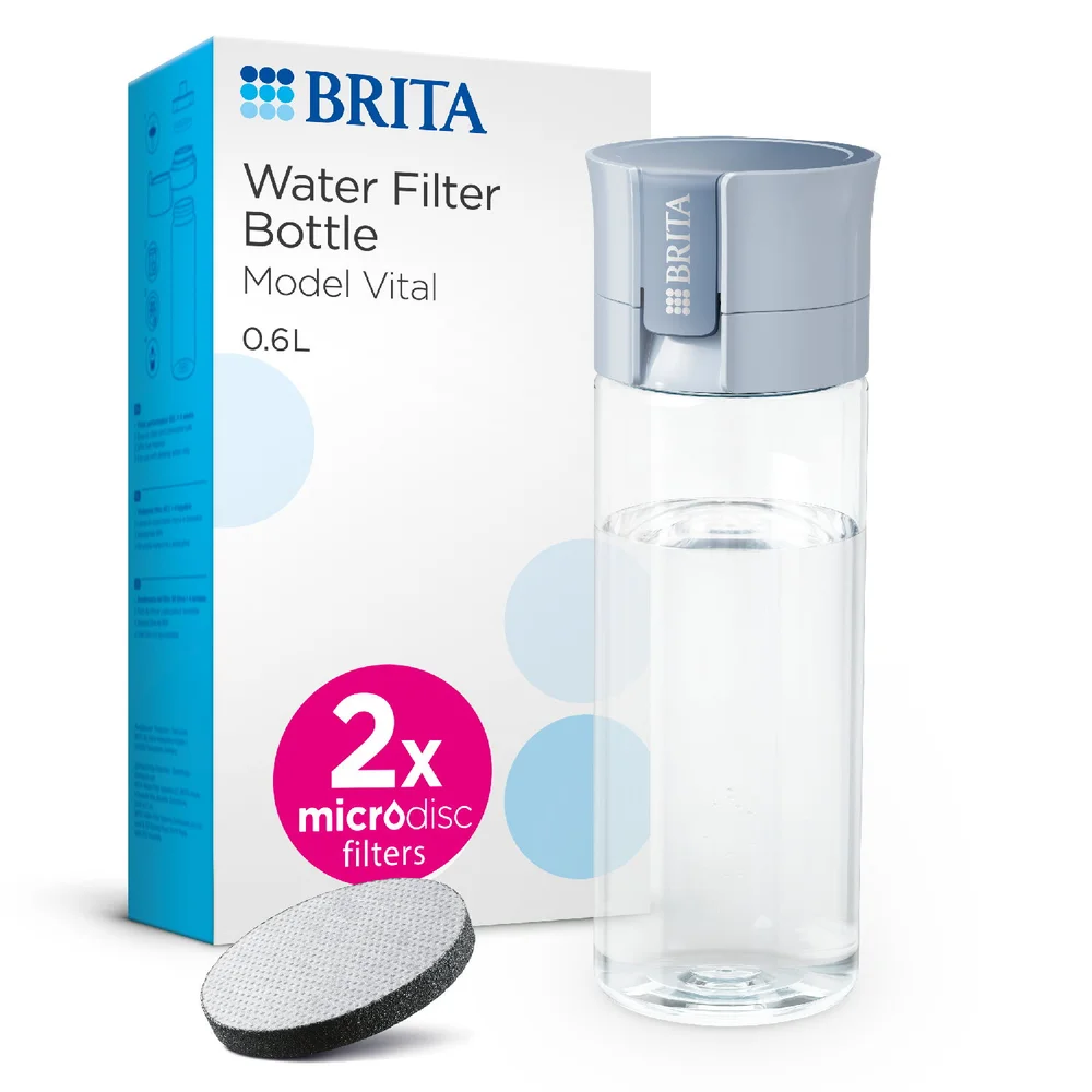 Brita FILL & GO Vital 0,6l modrá + 2x MicroDisc 2024
