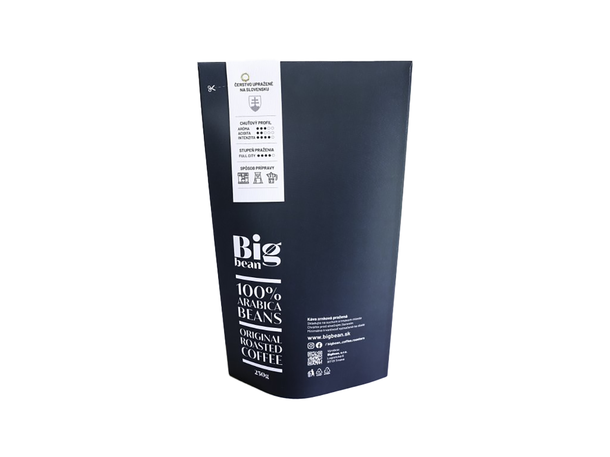 BigBean zrnková káva Cuba Serrano Lavado 100% Arabica 250g