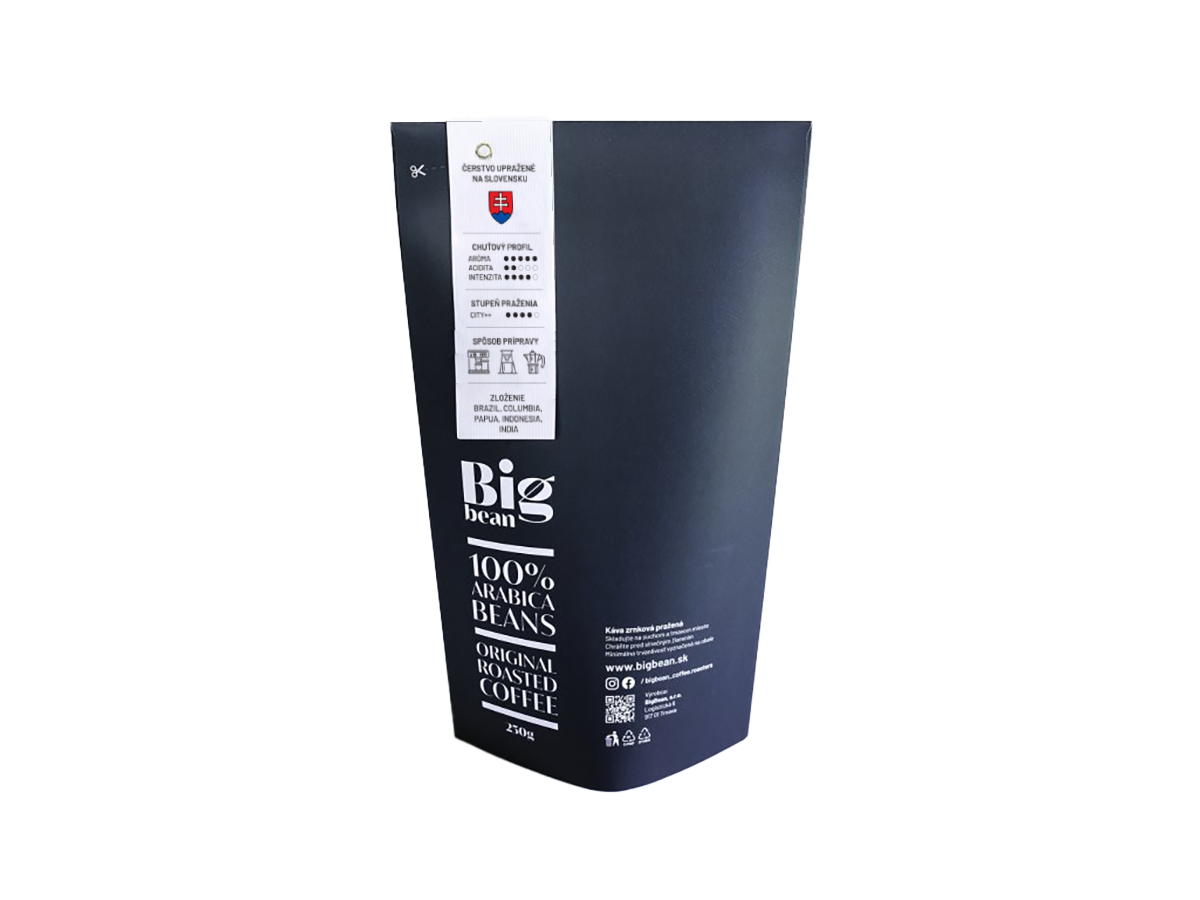 BigBean zrnková káva Blend 005 80/20 Arabica/Robusta 250g