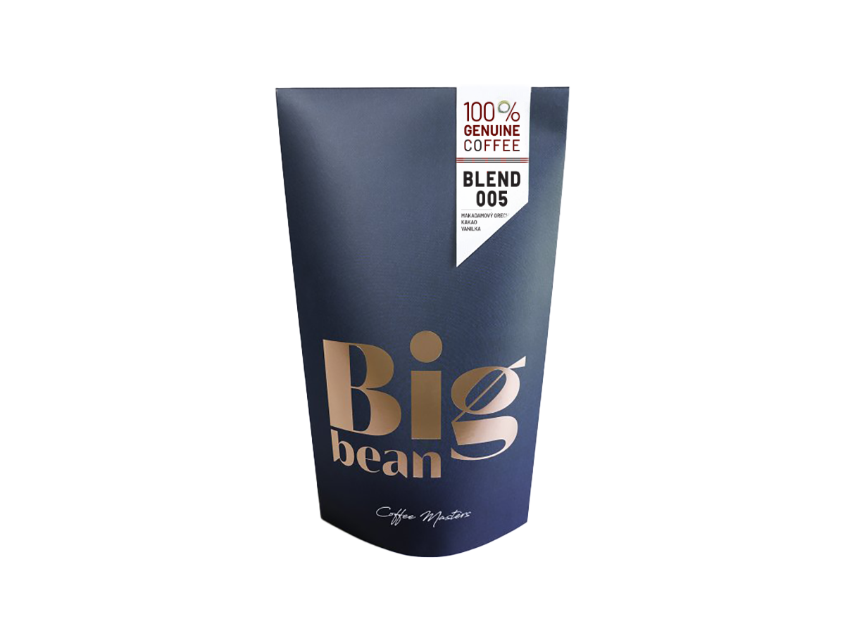 BigBean zrnková káva Blend 005 80/20 Arabica/Robusta 250g