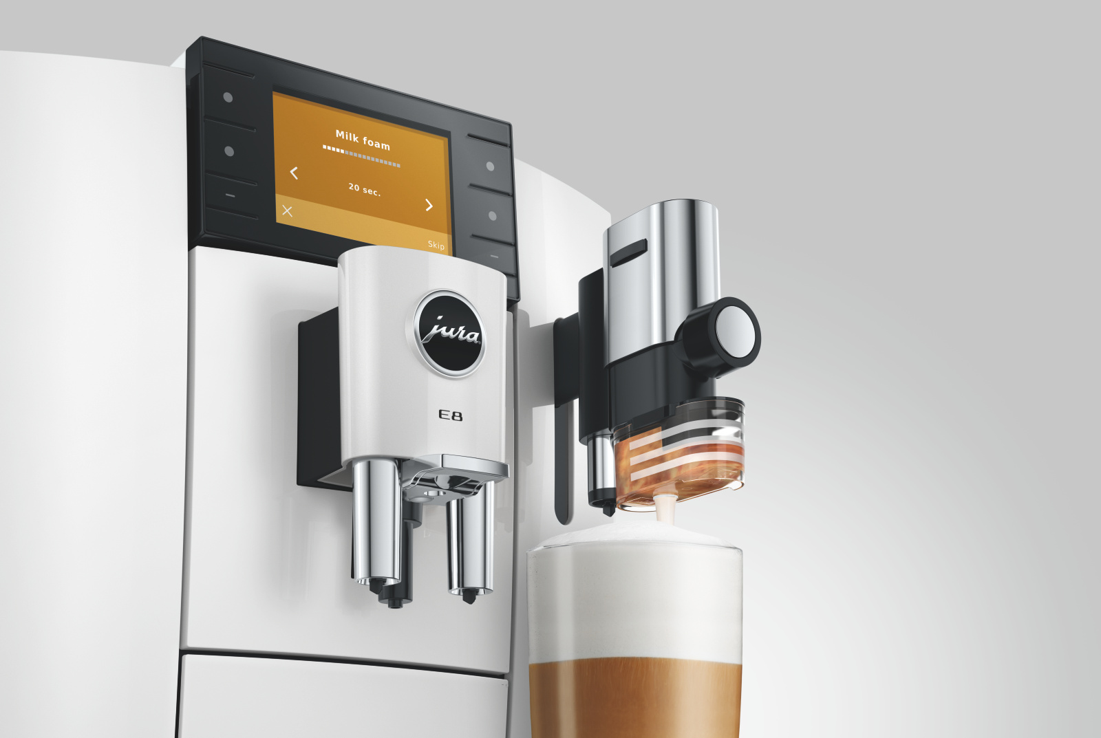 JURA E8 Piano White (ED)
