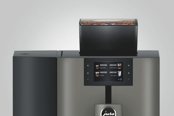JURA X4c Dark Inox (EA) s pevným pripojením na vodu