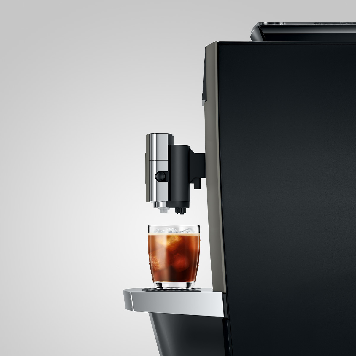 JURA X10c Dark Inox (EA) s pevným pripojením na vodu