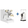 Lelit Mara X PL62X V2 WHT	Eureka Mignon Specialita 16CR White  + Lelit filter