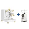 Lelit Bianca PL162T White + Eureka Mignon Specialita 16 CR White  + Lelit filter