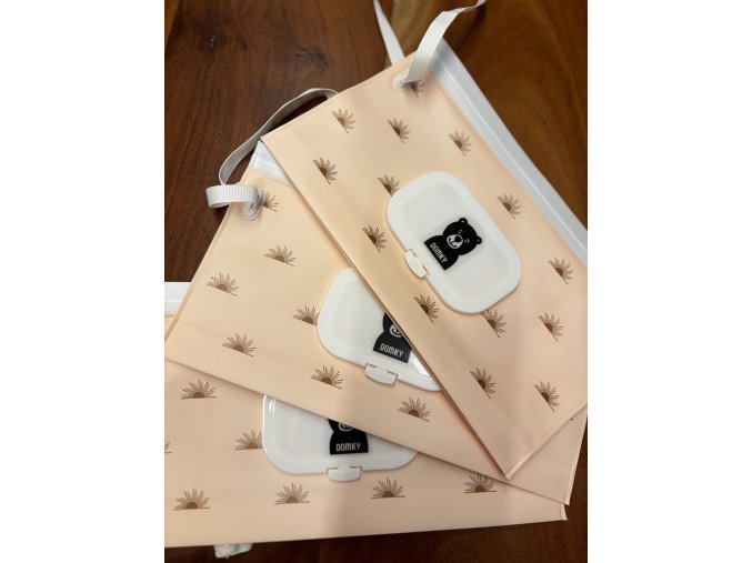 Kapsa na vlhčené ubrousky růžová