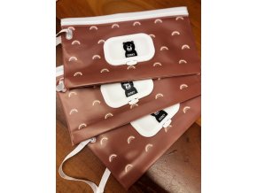 Kapsa na vlhčené ubrousky hnědá