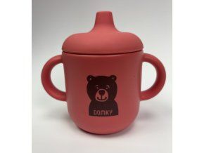 Malinový silikonový hrníček