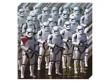 Sada 20 ubrousků Star Wars The Force Awakens 33 x 33 cm DISNEY