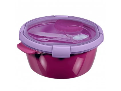 Nádobka 3v1 To Go Lunch Kit Violet 22 x 11 cm, 1600 ml CURVER