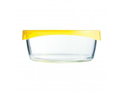 Hranatá skleněná nádobka Keep 'n' Box Yellow 720 ml LUMINARC