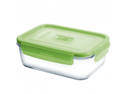 Hermetická nádobka Pure Box Active Green 18,3 x 13,4 cm, 820 ml LUMINARC