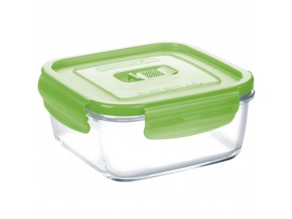Hermetická nádobka Pure Box Active Green 10 x 10 cm, 380 ml LUMINARC