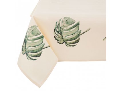 Dekorační ubrus z polyesteru Botanic Monstera 130 x 160 cm AMBITION